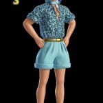 Schnapp dir dein Fernglas und begleite Ken auf Safari! Der lebenslustige Junggeselle ist immer für einen Spaß zu haben und trägt das perfekte Outfit für dieses Öko-Abenteuer: Hellblaue Shorts und ein kurzärmliges Leopardenprint T-Shirt lassen ihn auch in der größten Hitze cool bleiben. Zu seinen Accessoires gehören ein passendes Halstuch, zweckmäßige Slipper und ein angesagter goldener Gürtel. Viele weitere Outfits für Ken sind separat erhältlich.