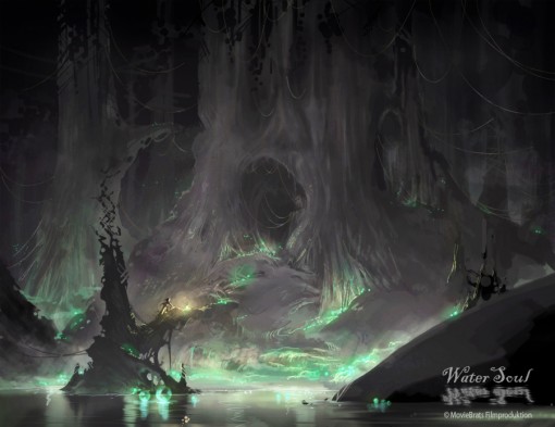 Water Soul_Concept Art_Cave and Swamp