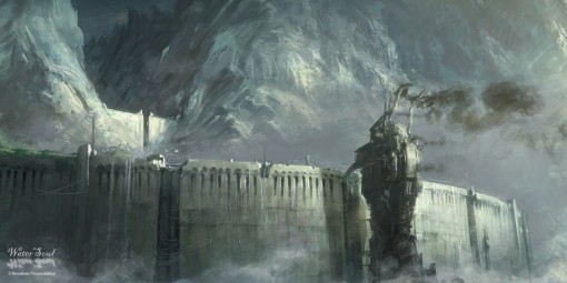 Water Soul_Concept Art_Factory Wall